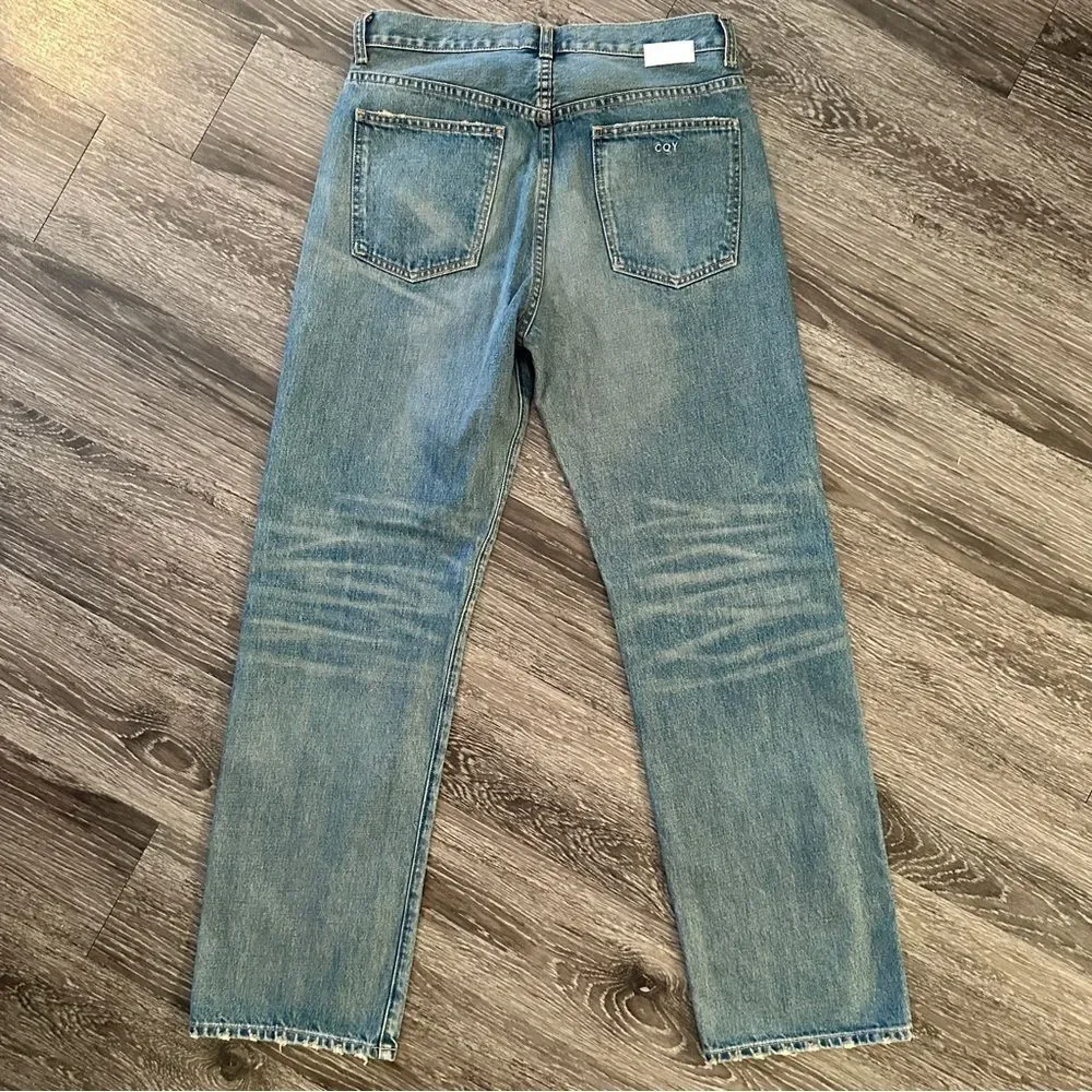 CQY straight let jeans